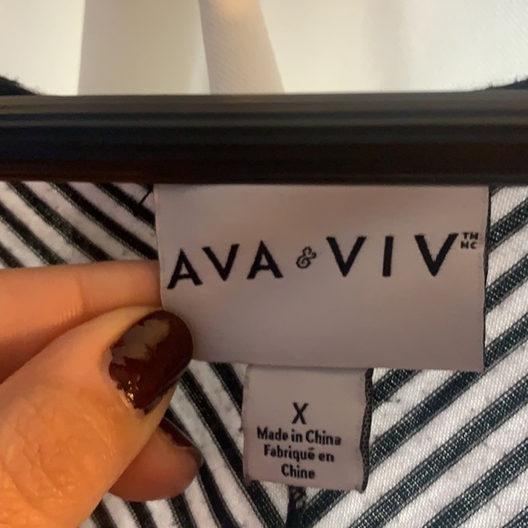 Ava & Viv High low cold shoulder dress - Picture 2 of 4